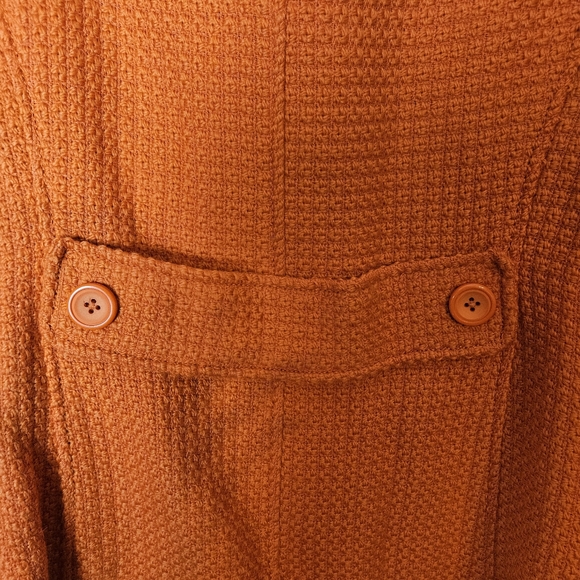 RAFAELLA WOMEN BEAUTIFUL WOOL TANGERINE JACKET SIZE 14 - Picture 4 of 12